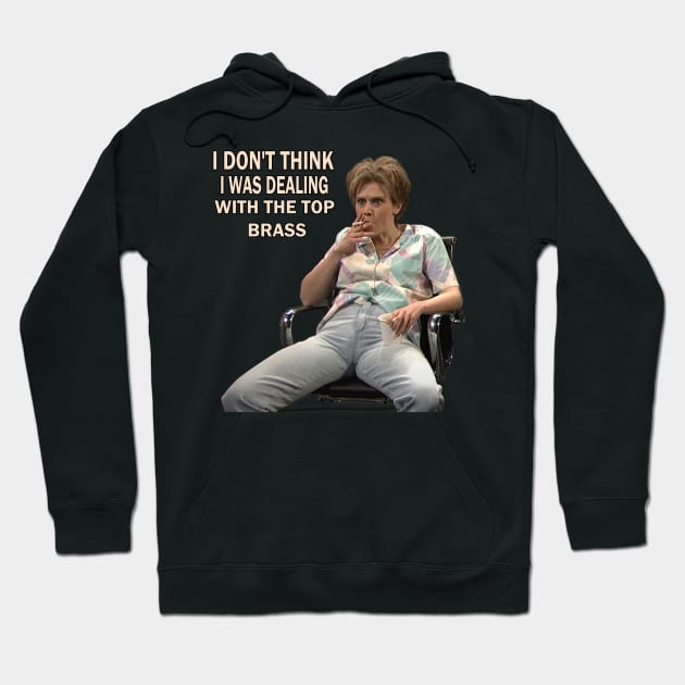 Kate Mckinnon - Dealing with the top brass Hoodie by erd's